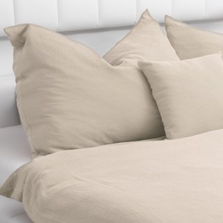 Dětské mušelínové povlečení do postýlky Nature MSN-045 Krémové - detail 1 - Biante.cz