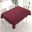 Sametový obdélníkový ubrus Velvet Premium SVP-010 Tmavě vínový - detail 1 - Biante.cz