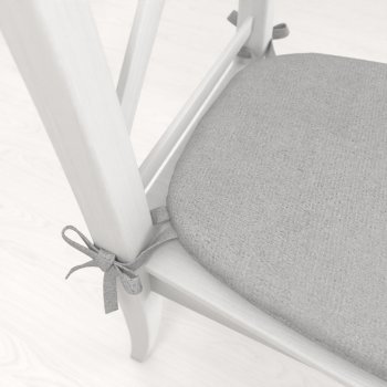 Oblý podsedák z imitace broušené kůže Alcantara ALC-020 Světlý béžovošedý - 39x37x3 cm - detail 1 - Biante.cz Oblý podsedák z imitace broušené kůže Alcantara ALC-020 Světlý béžovošedý - 39x37x3 cm - detail 1 - Biante.cz