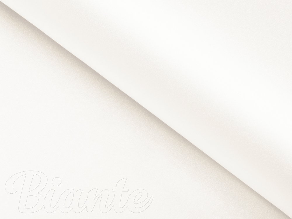 Látka polyesterový satén LUX-L052 Smetanově bílá - šířka 150 cm - detail 2 - Biante.cz Látka polyesterový satén LUX-L052 Smetanově bílá - šířka 150 cm - detail 2 - Biante.cz