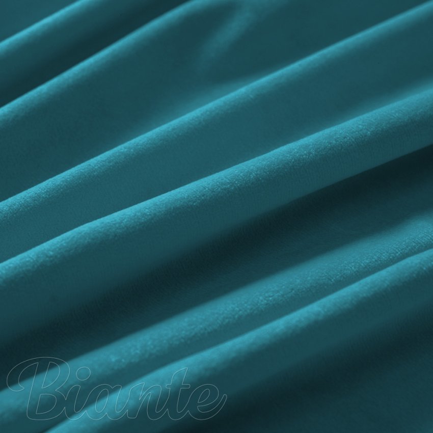 Sametová látka Velvet Premium SVP-035 Tyrkysově modrá - šířka 280 cm - detail 4 - Biante.cz