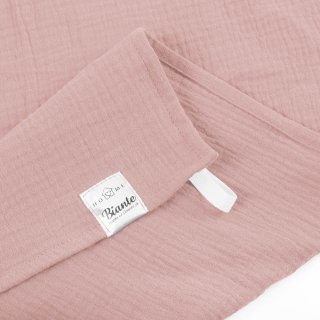 Mušelínová utěrka Nature MSN-078 Pudrově růžová - sada 3 ks - detail 1 - Biante.cz