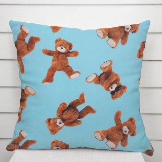 Detská bavlnená obliečka na vankúš Sandra SA-724 Plyšové medvedíky na modrom - Biante.sk