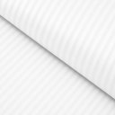 Damašek Atlas Gradl bílý - proužky 8 mm DM-015 - metráž šířka 150 cm - Biante.cz