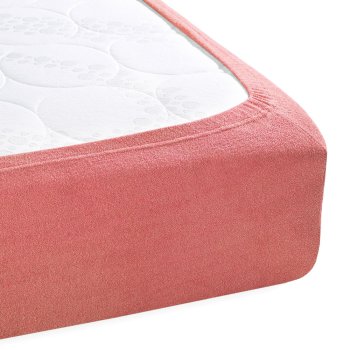 Froté napínací prostěradlo na extra vysokou matraci FR-001 Korálové - detail 1 - Biante.cz Froté napínací prostěradlo na extra vysokou matraci FR-001 Korálové - detail 1 - Biante.cz