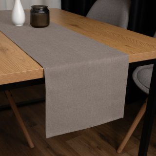Dekorační běhoun na stůl BKW-204 Šedohnědé žíhání - Biante.cz