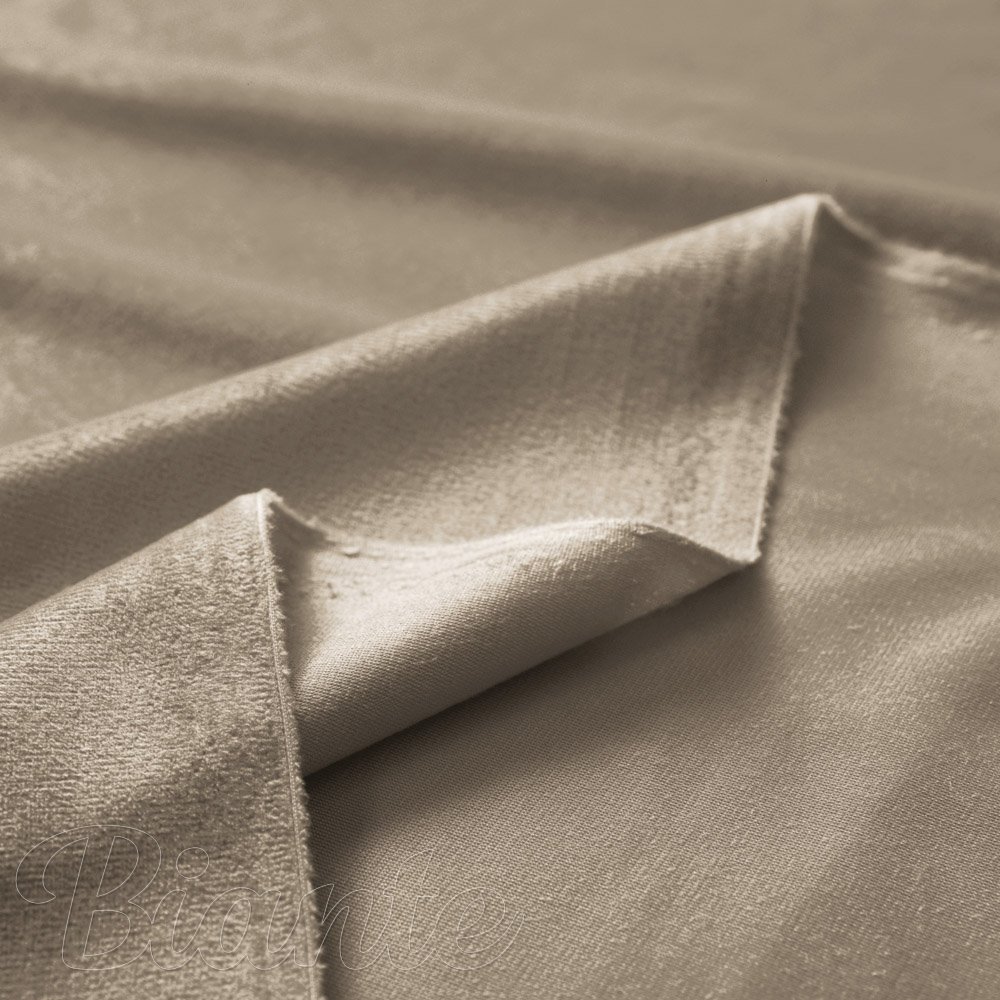 Sametová látka Velvet Premium SVP-030 Šedobéžová - šířka 145 cm - detail 5 - Biante.cz