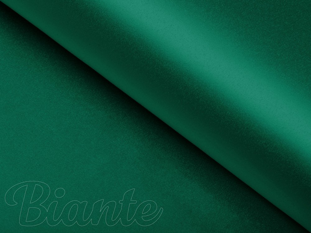 Látka polyesterový satén LUX-038 Tmavě zelená - šířka 150 cm - detail 2 - Biante.cz