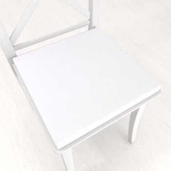 Čtvercový podsedák Rongo RG-031 Studený bílý - 38x38x3 cm - Biante.cz Čtvercový podsedák Rongo RG-031 Studený bílý - 38x38x3 cm - Biante.cz