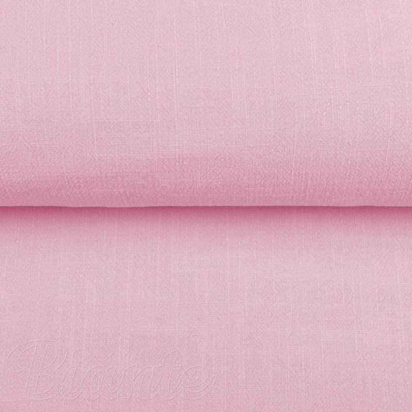 Len praný - LEN-017 Světle růžový - metráž šířka 140 cm - detail 5 - Biante.cz