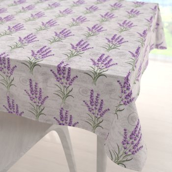 Dekorační čtvercový ubrus PML-033 Provence levandule - Biante.cz