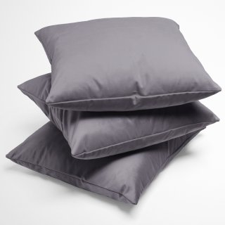 Sametový povlak na polštář Velvet Premium SVP-013 Šedý - detail 1 - Biante.cz