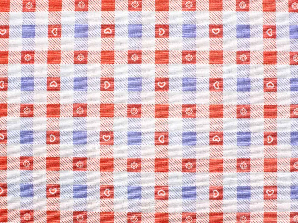 Dekoračná látka Leona LN-028 Červeno-modré káro - šírka 140 cm - detail 5 - Biante.sk Dekoračná látka Leona LN-028 Červeno-modré káro - šírka 140 cm - detail 5 - Biante.sk