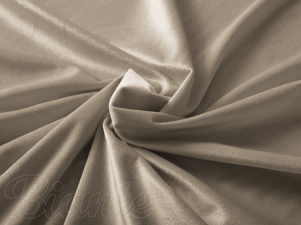 Sametová látka Velvet Premium SVP-030 Šedobéžová - šířka 145 cm - detail 1 - Biante.cz Sametová látka Velvet Premium SVP-030 Šedobéžová - šířka 145 cm - detail 1 - Biante.cz
