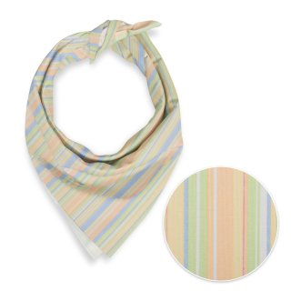 Bavlnená šatka Sandra SA-734 Pastelovo farebné pásiky - Biante.sk