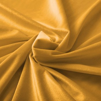 Sametová látka Velvet Premium SVP-037 Zlatavě oranžová - šířka 280 cm