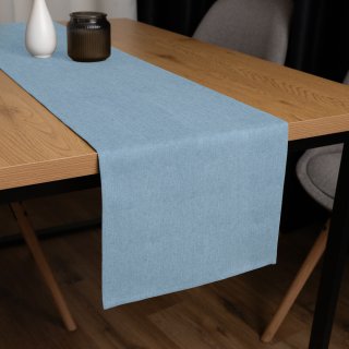 Dekorační běhoun na stůl BKW-210 Světle modré žíhání - Biante.cz Dekorační běhoun na stůl BKW-210 Světle modré žíhání - Biante.cz