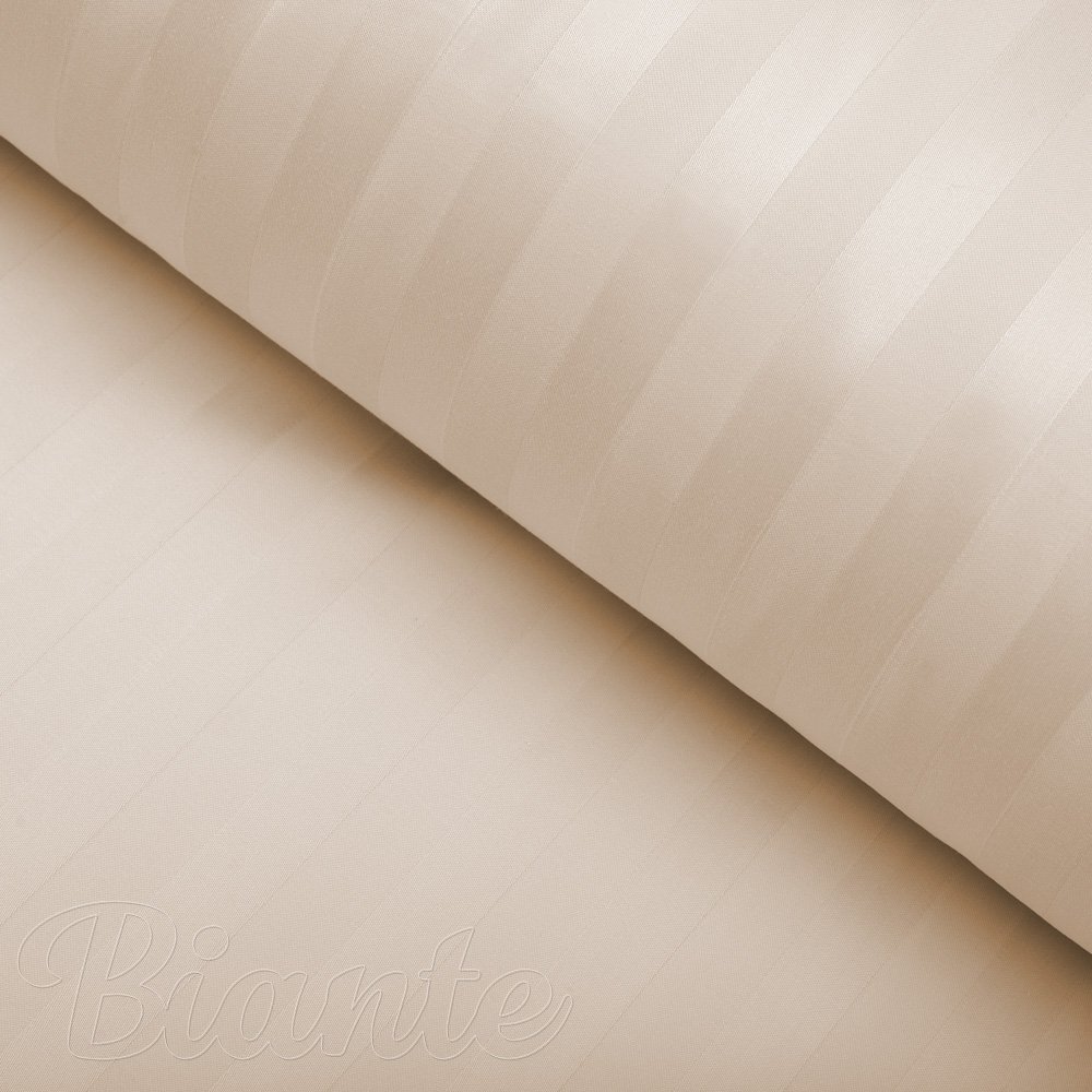 Damašek Atlas Gradl béžový - proužky 2 cm DM-018 - metráž šířka 150 cm - Biante.cz