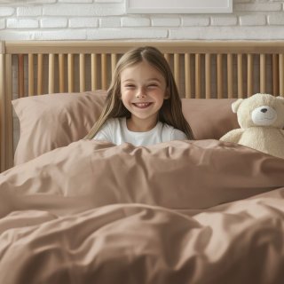 Detské bavlnené posteľné obliečky do postieľky Moni MO-072 Púdrovo béžové - Biante.sk Detské bavlnené posteľné obliečky do postieľky Moni MO-072 Púdrovo béžové - Biante.sk