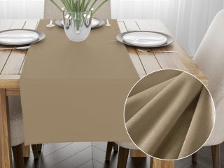 Zamatový behúň na stôl Velvet Prémium SVP-026 Kávovo béžový - Biante.sk Zamatový behúň na stôl Velvet Prémium SVP-026 Kávovo béžový - Biante.sk