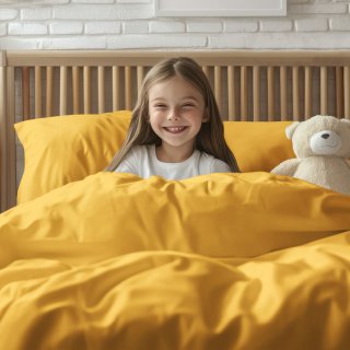 Dětské bavlněné povlečení do postýlky Moni MO-073 Žluté - Biante.cz Dětské bavlněné povlečení do postýlky Moni MO-073 Žluté - Biante.cz