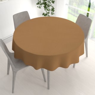 Dekorační kulatý ubrus BKU-120 Bronzově hnědý - detail 1 - Biante.cz