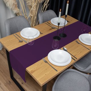 Dekorační běhoun na stůl Rongo RG-064 Tmavě fialový - detail 1 - Biante.cz