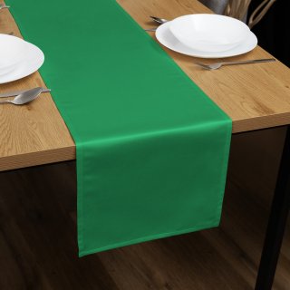 Saténový běhoun na stůl polyesterový Satén LUX-028 Irská zelená - Biante.cz Saténový běhoun na stůl polyesterový Satén LUX-028 Irská zelená - Biante.cz