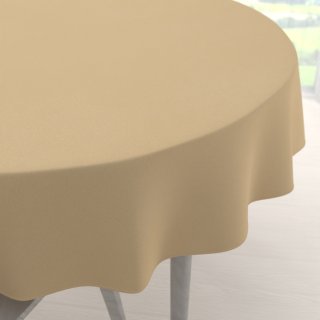 Dekorační kulatý ubrus BKS-404 Zlatavě pískový - Biante.cz