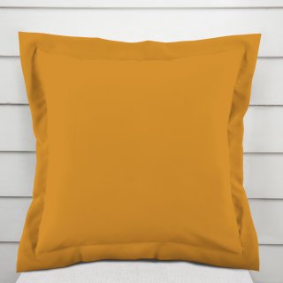 Bavlněný povlak na polštář s lemem Moni MO-064 Hořčicový - Biante.cz Bavlněný povlak na polštář s lemem Moni MO-064 Hořčicový - Biante.cz