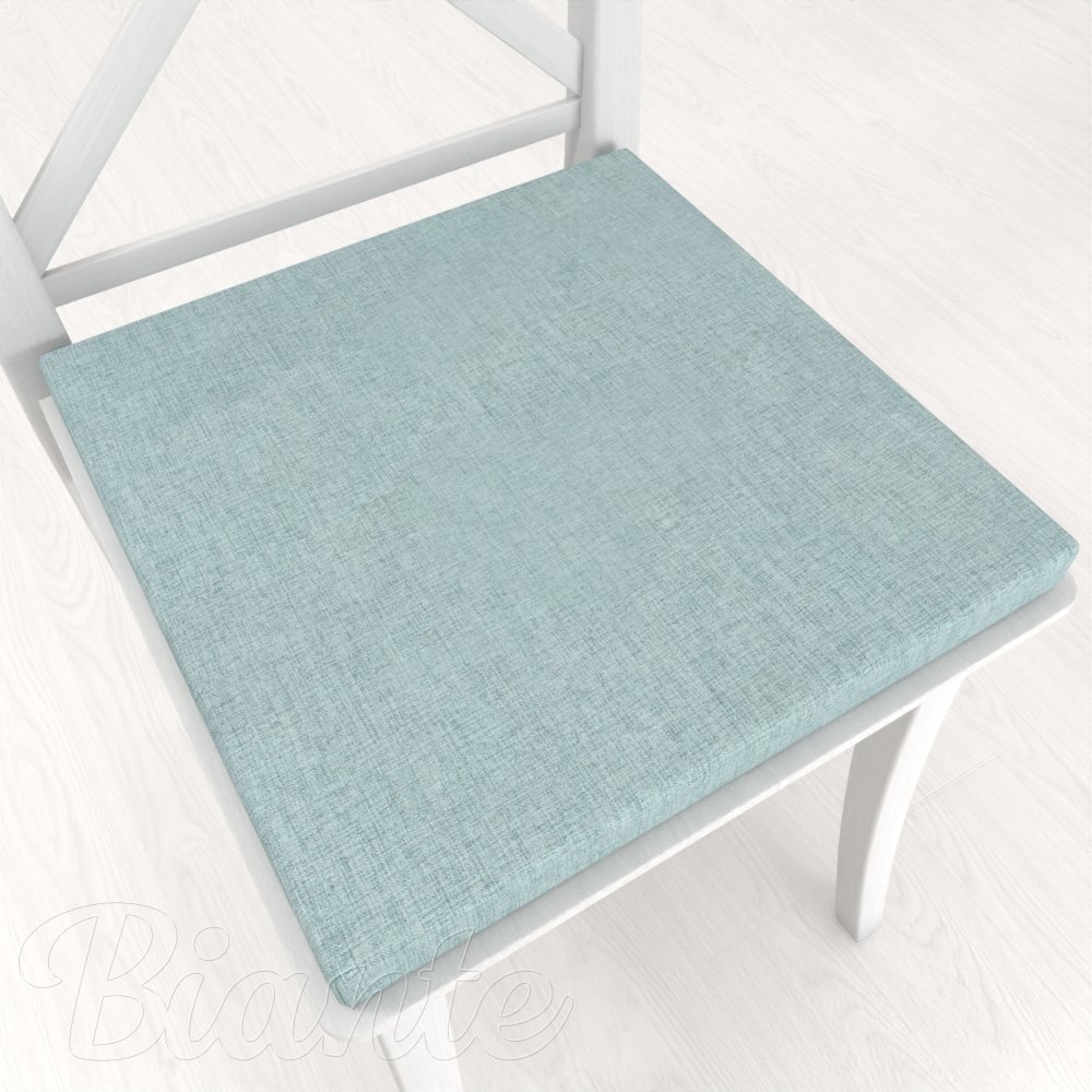 Štvorcový podsedák BKW-212 Mätovo zelený žíhaný - 38x38x3 cm - Biante.sk