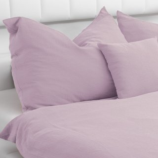 Dětské mušelínové povlečení do postýlky Nature MSN-021 Bledě fialové - detail 1 - Biante.cz