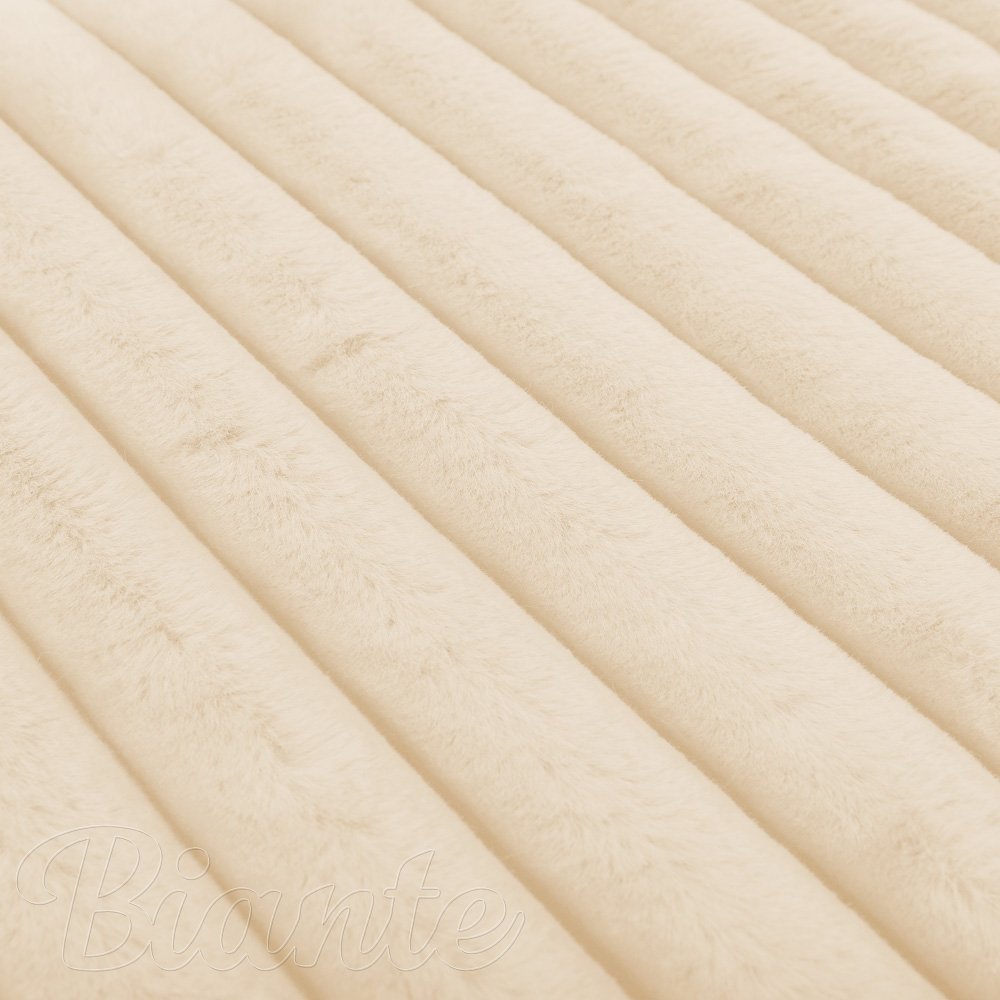 Plyš/umelá kožušina PL-009 Svetlo béžová - šírka 150 cm - detail 6 - Biante.sk