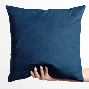 Sametový povlak na polštář Velvet Premium SVP-029 Námořnická modrá - Biante.cz Sametový povlak na polštář Velvet Premium SVP-029 Námořnická modrá - Biante.cz