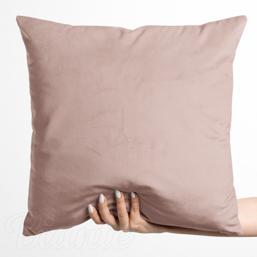 Sametový povlak na polštář Velvet Premium SVP-043 Pudrově růžový - Biante.cz