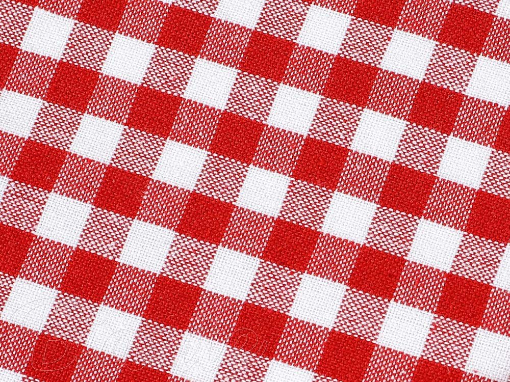 Bavlněná látka Olivia OL-008 Červeno-bílá kostka malá - šířka 150 cm - detail 5 - Biante.cz Bavlněná látka Olivia OL-008 Červeno-bílá kostka malá - šířka 150 cm - detail 5 - Biante.cz