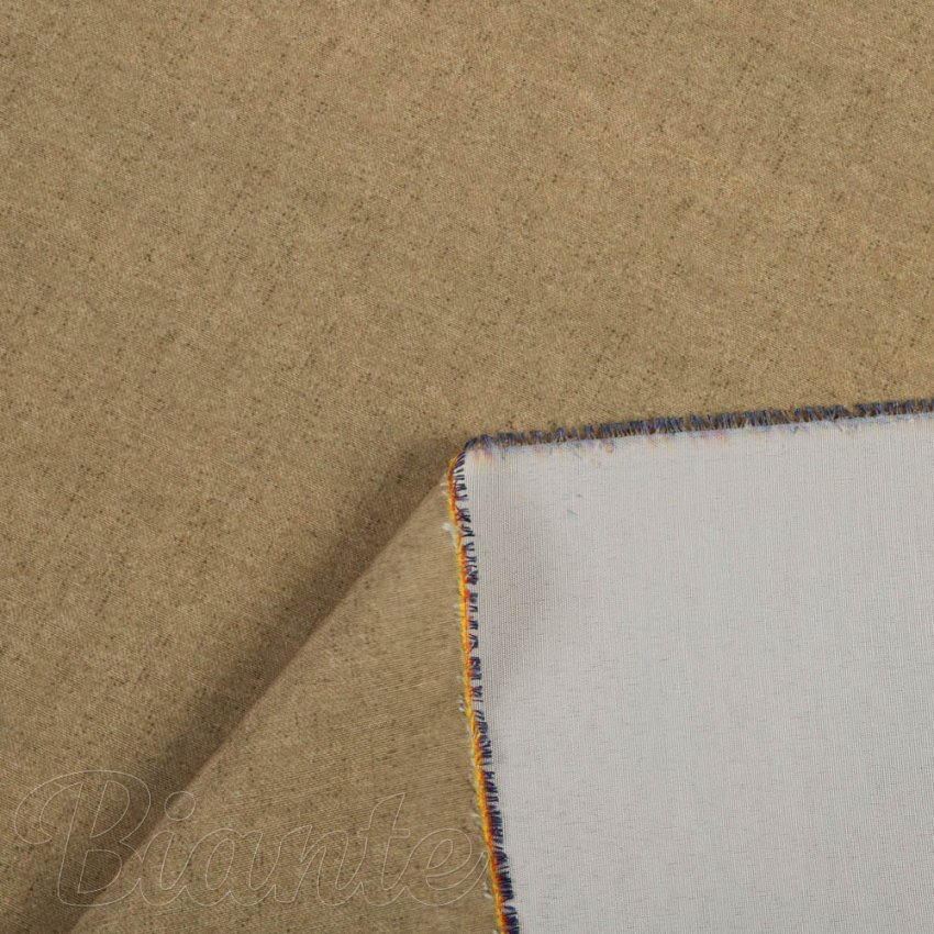Dekorační látka PML-121 Zlatohnědá režná - šířka 150 cm - detail 4 - Biante.cz
