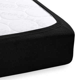 Froté napínací prostěradlo FR-030 Černé - detail 1 - Biante.cz