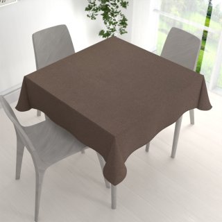 Velký dekorační čtvercový ubrus BKR-504 Hnědý - detail 1 - Biante.cz