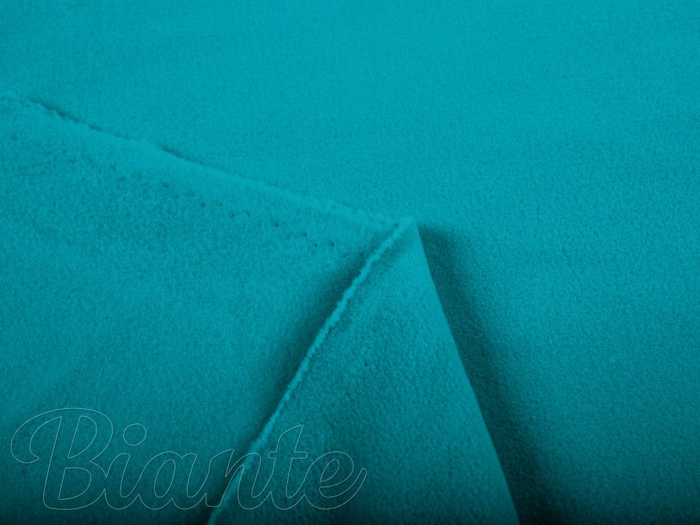 Polar fleece antipilling PF-008 Světle petrolejový – metráž š. 150 cm - detail 1 - Biante.cz Polar fleece antipilling PF-008 Světle petrolejový – metráž š. 150 cm - detail 1 - Biante.cz