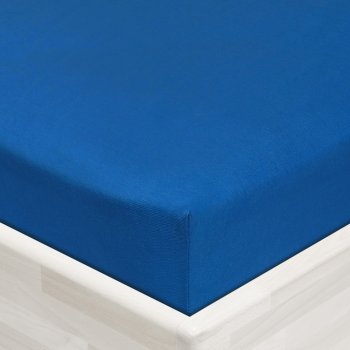 Detské jersey napínacie prestieradlo do postieľky JR-016 Modré - detail 1 - Biante.sk