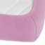 Dětské jersey napínací prostěradlo do postýlky JR-008 Růžová lila - detail 2 - Biante.cz