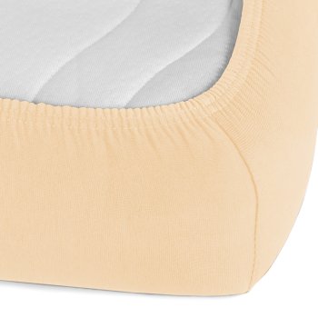 Jersey napínacie prestieradlo JR-021 Púdrové - detail 1 - Biante.sk