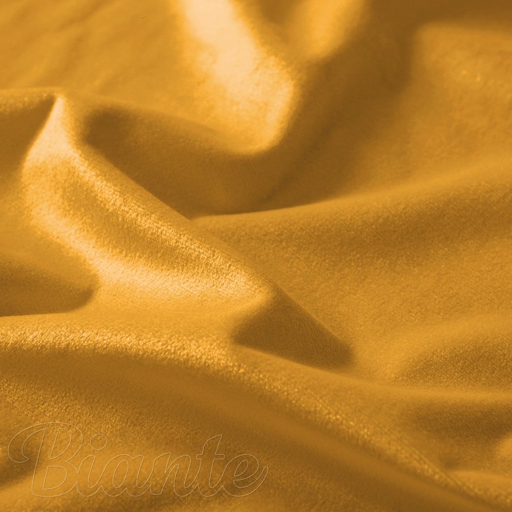 Sametová látka Velvet Premium SVP-037 Zlatavě oranžová - šířka 280 cm - detail 3 - Biante.cz