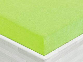 Froté napínacie prestieradlo FR-019 Žiarivo zelené - Biante.sk Froté napínacie prestieradlo FR-019 Žiarivo zelené - Biante.sk