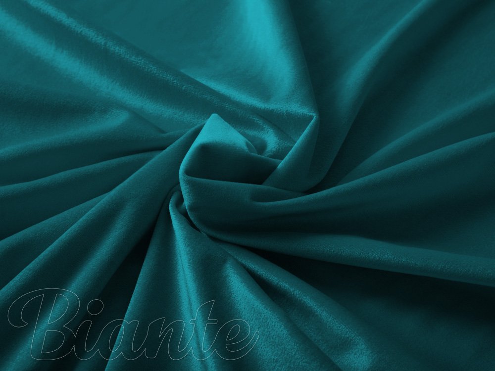 Sametová látka Velvet Premium SVP-025 Petrolejová - šířka 145 cm - detail 1 - Biante.cz Sametová látka Velvet Premium SVP-025 Petrolejová - šířka 145 cm - detail 1 - Biante.cz