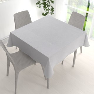 Teflonový čtvercový ubrus TF-067 Šedý režný - detail 1 - Biante.cz Teflonový čtvercový ubrus TF-067 Šedý režný - detail 1 - Biante.cz