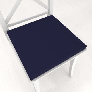 Štvorcový podsedák Rongo RG-079 Námornícka modrá - 38x38x3 cm - Biante.sk