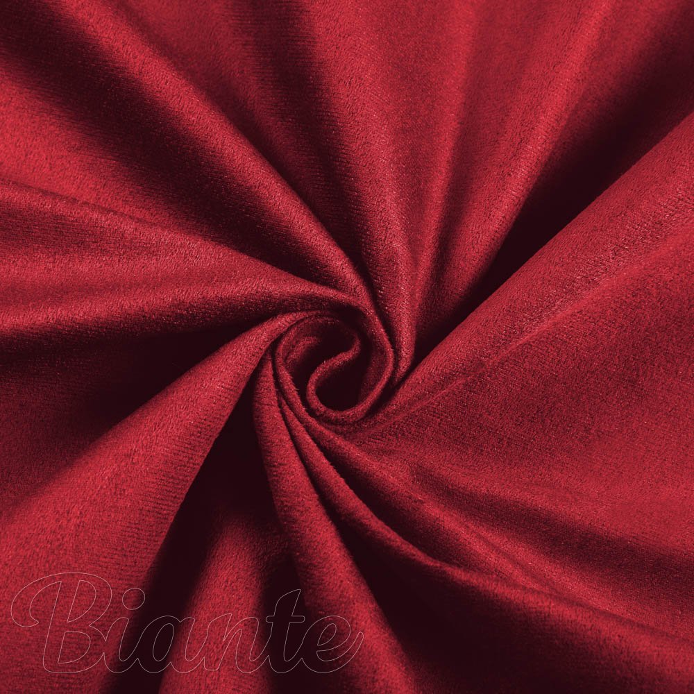 Potahová látka/imitace broušené kůže Alcantara ALC-018 Vínově červená - šířka 145 cm - Biante.cz