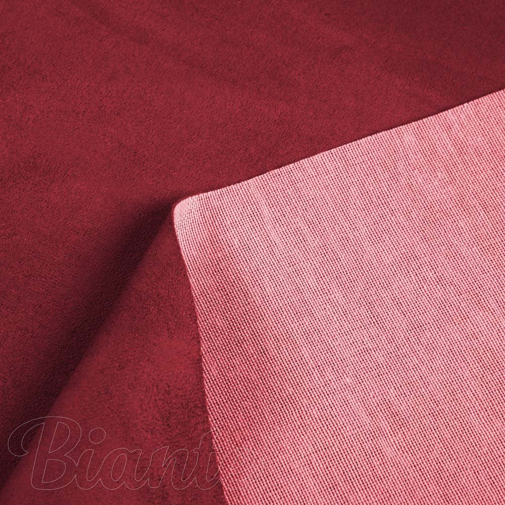 Potahová látka/imitace broušené kůže Alcantara ALC-018 Vínově červená - šířka 145 cm - detail 5 - Biante.cz